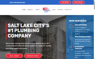Electric Drain & Sewer Rooter website