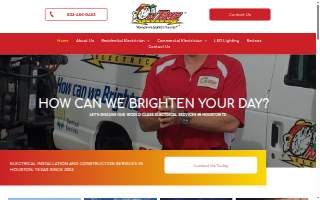 On Time Electric website