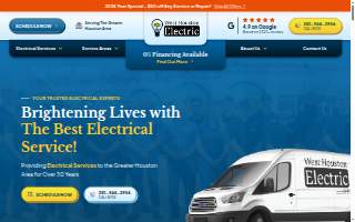 West Houston Electric, Inc. website