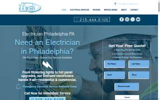 iTech Electric website