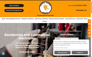 Campbell Electric Service website