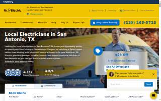 Mr. Electric of San Antonio website
