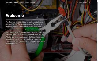 Pro Electric San Antonio website