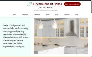 Electricians of Dallas, LLC website