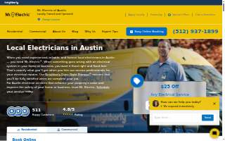 Mr. Electric of Austin website