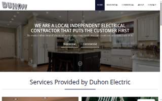 Duhon Electric website
