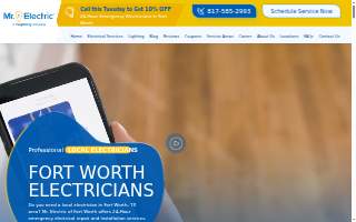 Mr. Electric of Fort Worth website