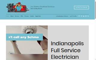 Joe Schmo Electrical Services website