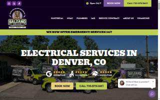 Salzano Electric Denver website
