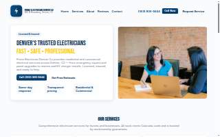 Prime Electrician Denver Co website