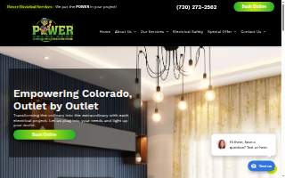 Power Electrical, Heating & Cooling Services website