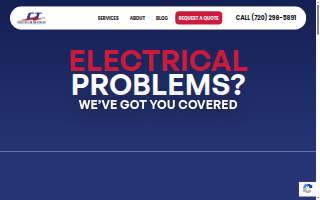 CT Electrical Services website