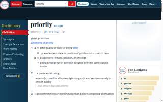 Priority Auto website