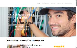 Electrician Pros Detroit website