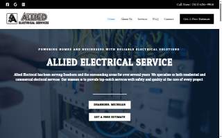 Allied Electrical Services website