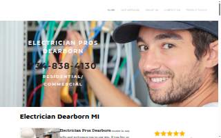 Electrician Pros Dearborn website