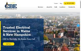 Casco Bay Electric, LLC. website