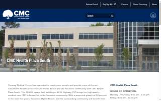 CMC Health Plaza South of Myrtle Beach website