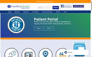 Carolina Health Specialists of Myrtle Beach website