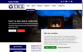 Tice Electric Company website