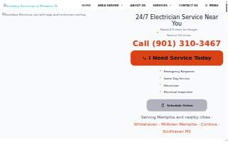 Excalibur Electrician of Memphis TN website