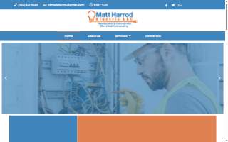 Matt Harrod Electric website
