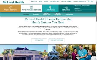 McLeod Health Cheraw website