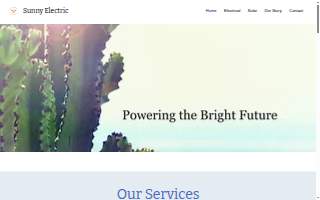 Sunny Electric website
