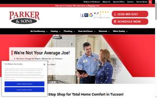 Parker & Sons of Tucson website