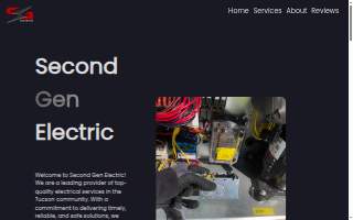 Second Gen Electric LLC of Tucson website