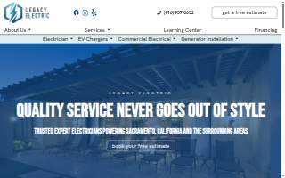 Legacy Electric website