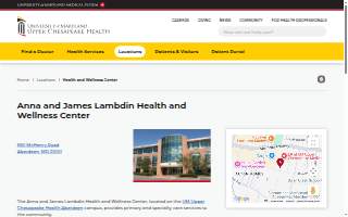 Anna and James Lambdin Health and Wellness Center website