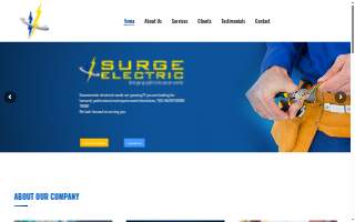 Surge Electric website