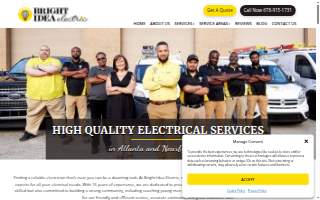 Bright Idea Electric website
