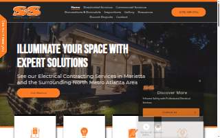 S & S Electrical Services website