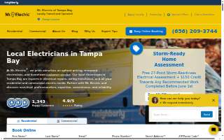 Mr. Electric of Tampa Bay website