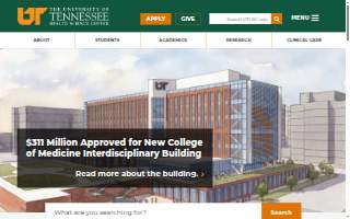 Ut Health Science Center website