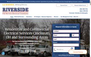 Riverside Electric Inc. website
