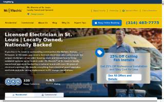 Mr. Electric of St. Louis website