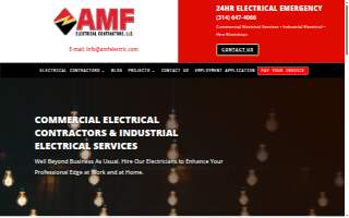 AMF Electrical Contractors Inc. of St. Louis website