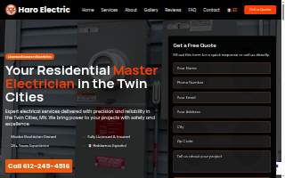 Haro Electric Solutions website