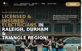 Royal Electric Services of Raleigh website
