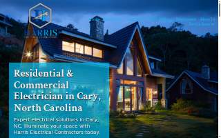 Harris Electrical Contractors website