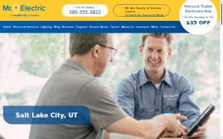 Mr. Electric of Salt Lake City website