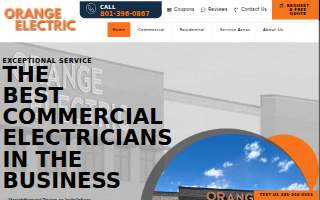Orange Electric of Salt Lake City website