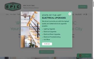 Epic Electric - Utah | Electrical Contractor & Professional Electricians website