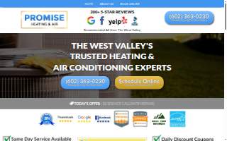 Promise Heating & Air website