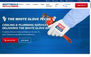 Scottsdale Air Heating & Cooling website