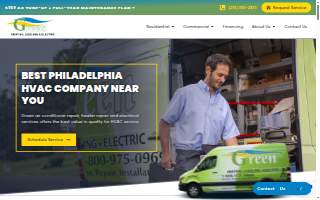 Green Heating, Cooling & Electric website