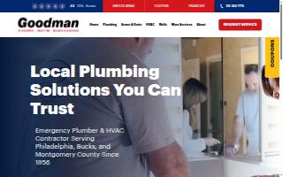 Goodman Plumbing website